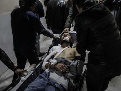 في الساعات الأخيرة من 2023...قتلى وجرحى بهجمات إرهابية لنظام الأسد على مدينة إدلب