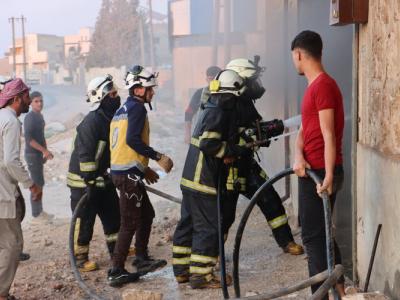 تقرير عن استجابة الدفاع المدني السوري للاشتباكات في ريف حلب خلال 24 ساعة