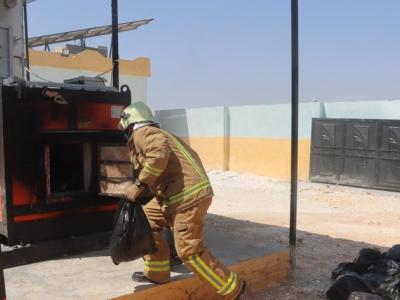 بخطوة ضرورية...الدفاع المدني السوري ينشئ محرقة للنفايات الطبية في شمال غربي سوريا