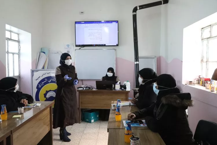 Women's Centers of the Syrian Civil Defense Launch Campaign "A Medic in Every Home"