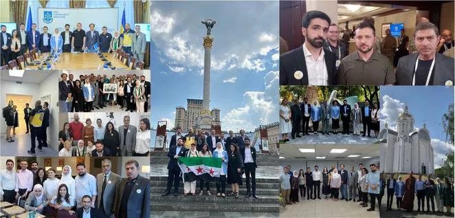 Members of Syrian civil society engage high level officials, including President Volodymyr Zelensky, as well as key Ukrainian stakeholders, in Kyiv, to commemorate 10th Anniversary of Chemical Weapon attacks in Syria.